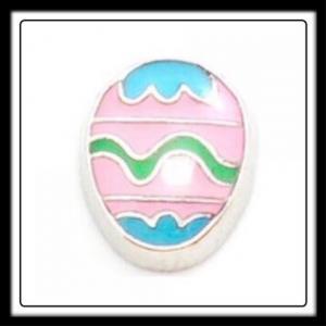 Easter Egg (Light Pink/Blue/Green) Charm