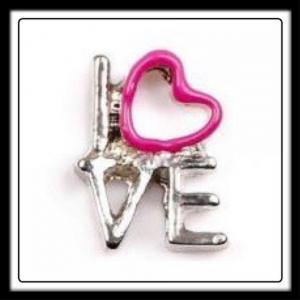 Love w/(Pink) Heart Charm