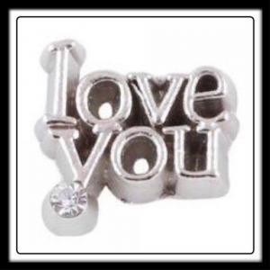 Love You (Silver) Charm