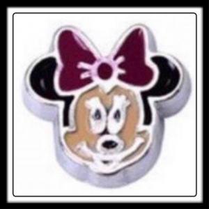 Minnie Mouse (Pink) Bow Charm