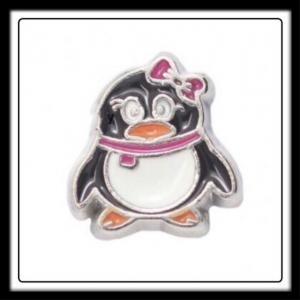 Penguin Girl (Pink) Scarf Charm
