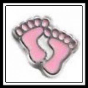 Baby Feet (Pink) Charm