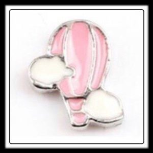 Hot Air Balloon (Pink) Charm