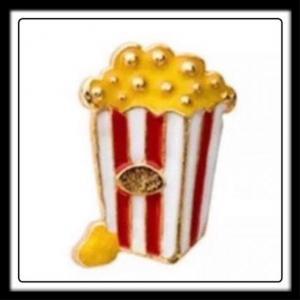 Movie Theatre Popcorn Charm