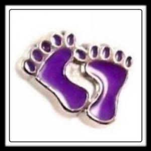 Baby Feet (Purple) Charm