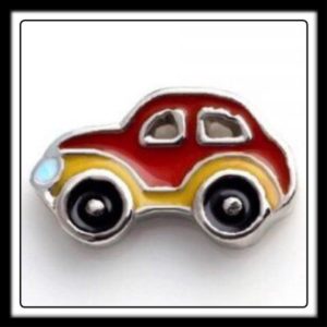 Old Fashion Car (Red/Yellow) Charm