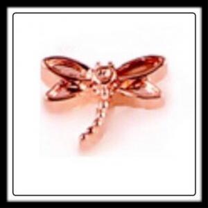 Dragonfly (Rose/Gold) Charm