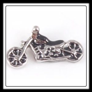 Motorbike (Silver) Charm