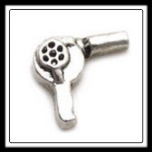 Blow Dryer (Silver) Charm