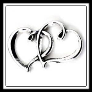 Hearts Hollow (Silver) Charm