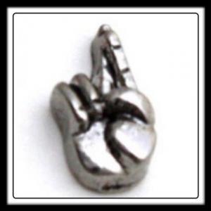 Fingers Crossed (Silver) Charm