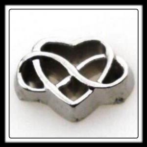 Heart Infinity (Silver) Charm