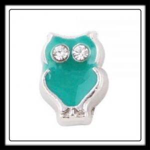 Owl (Teal) Charm