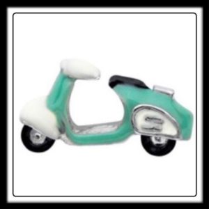 Scooter (Teal) Charm