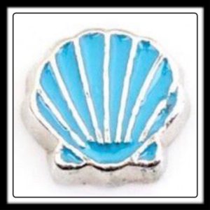 Sea Shell (Blue) Charm