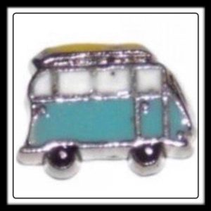 Camper Van (Dark Blue) Charm
