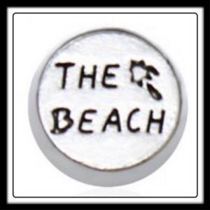 The Beach (Silver) Circle Charm
