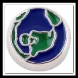 World (Circle) Charm