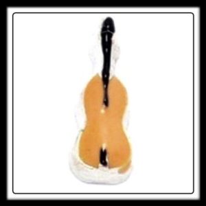 Violin (Beige) Charm