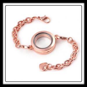 25mm Circle (Rose/Gold) Bracelet Locket