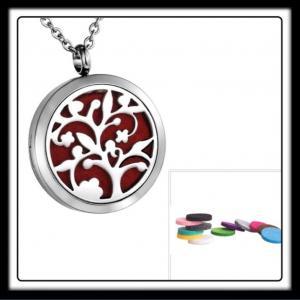 30mm Cherry Blossom Tree (Silver) Aromatherapy Locket