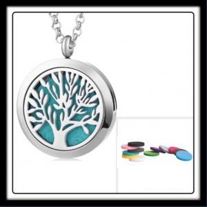 30mm Tree (Silver) Aromatherapy Locket