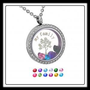 30mm Circle (Silver) "My Family" Locket