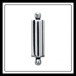 Rolling Pin (Silver) Charm