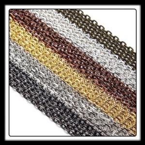 Custom Length 3mm (Black/Bronze/Silver) Rolo Chain