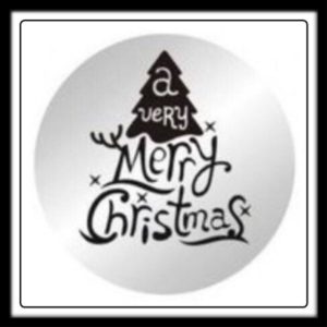 A Very Merry Christmas Locket Plate