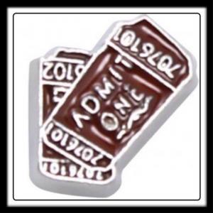 Admit One Movie Tickets Charm
