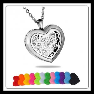 Heart Shaped (Silver) Aromatherapy Locket