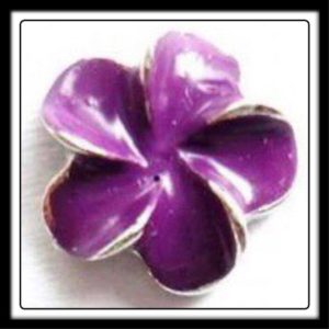 Hawaiian (Purple) Flower Charm