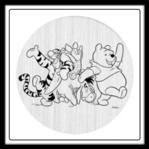 Winnie the Pooh & Friends Locket Plate