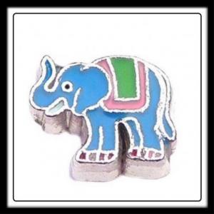 Elephant (Blue/Pink) Charm