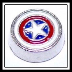 Captain America Logo Charm