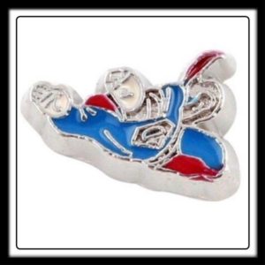 Flying Superman Charm