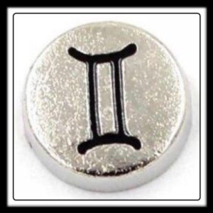 Gemini (Circle) Charm
