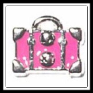 Suitcase (Pink) Charm