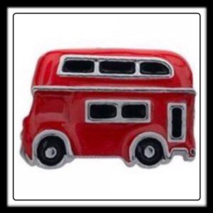 Bus (Red) Double Decker Charm