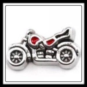 Motorbike (Red) Charm