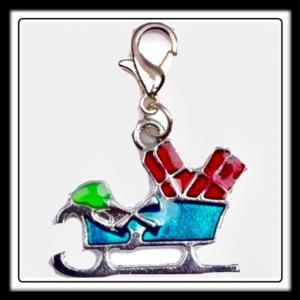 Christmas Sleigh w/Gifts Dangle