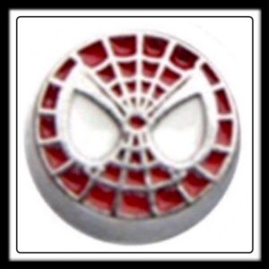 Spiderman Face (Round) Charm