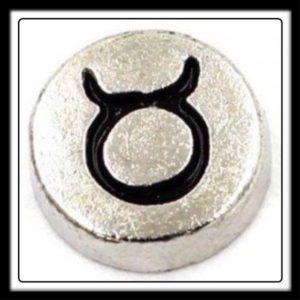 Taurus (Circle) Charm