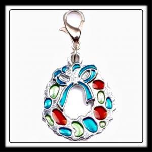 Christmas Wreath Dangle