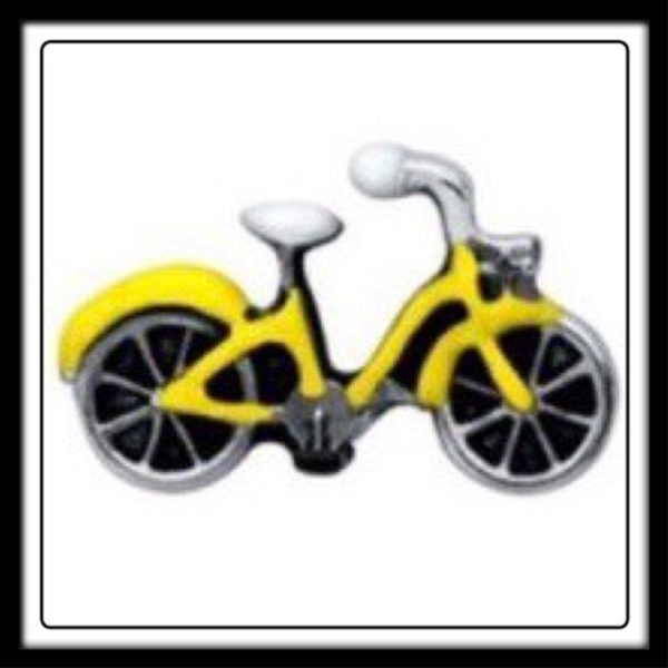 Bicycle (Yellow) Charm