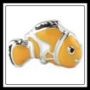 Fish (Yellow/Silver) Charm
