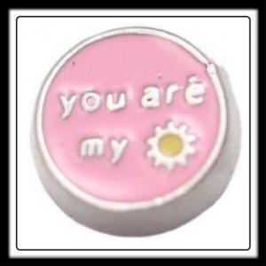 You Are My Sunshine (Pink) Charm