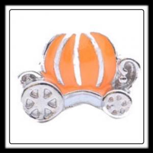 Pumpkin Carriage (Orange) Charm