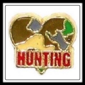 Hunting (Camouflage) Heart Charm